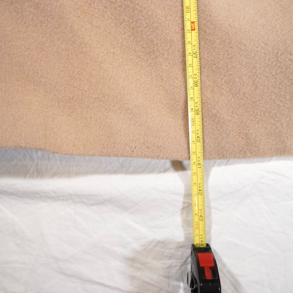 J.G. Hook Vintage Camel Wool Duffle Coat Tan Size 24W - Picture 7 of 9